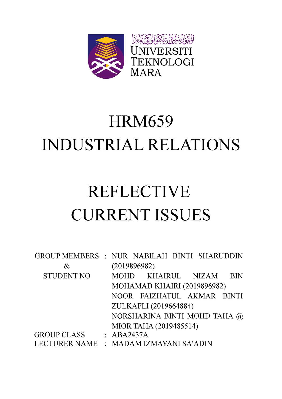 hrm659 group assignment