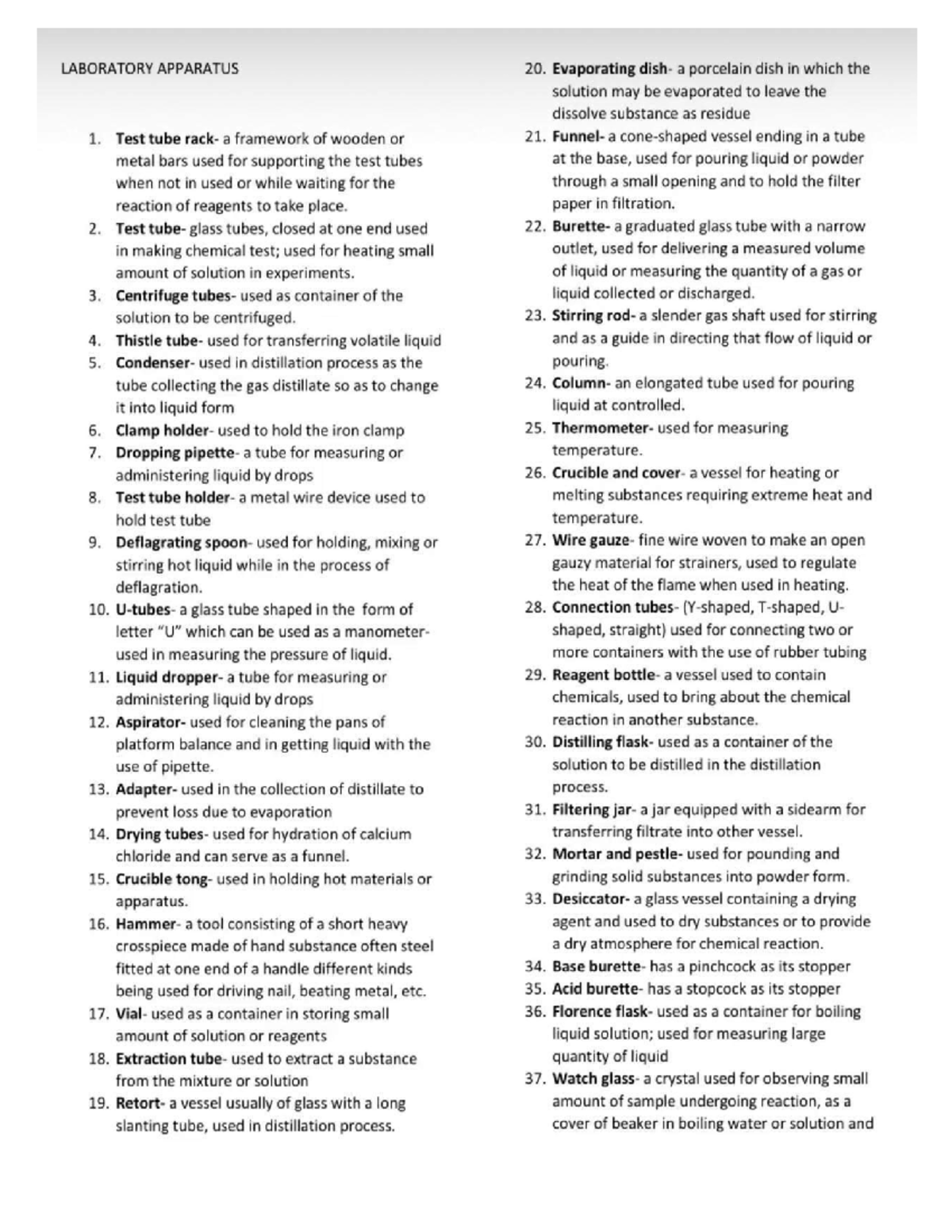 Laboratory-Appratus - biochemistry - Science Technology Engineering ...