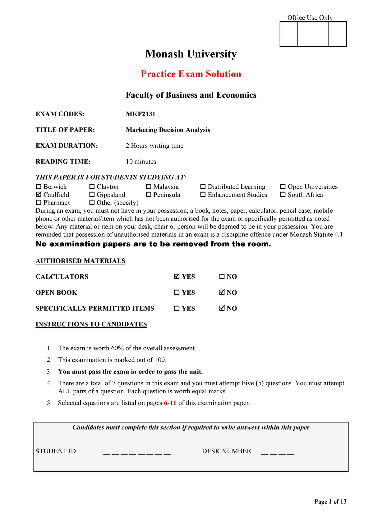 ceili exam sample questions 2017