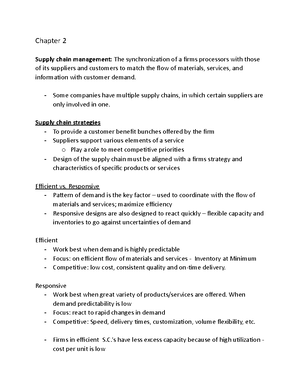 Finals Notes - Chapter 4 – Process configurations process management ...