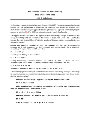 ECE 6913 HW 4A Sol - The Homework Solution To HW4 - NYU Tandon School ...