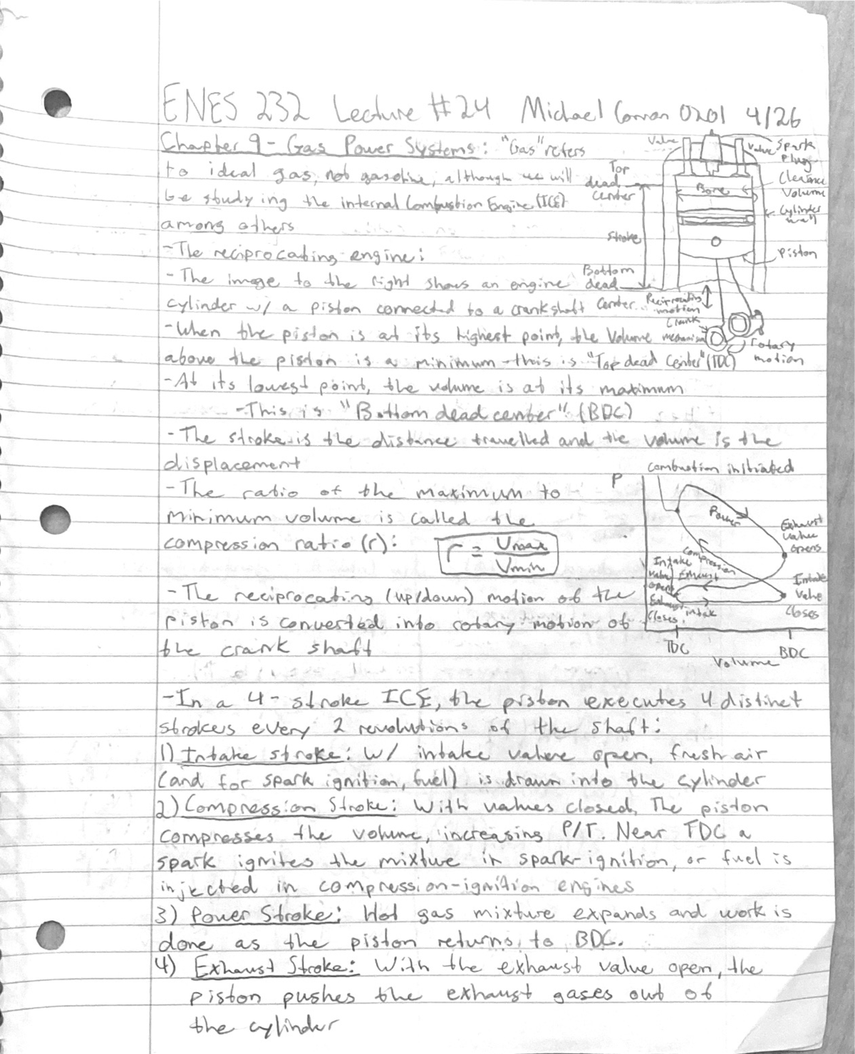 Lecture 24 Notes - ENES232 - Studocu