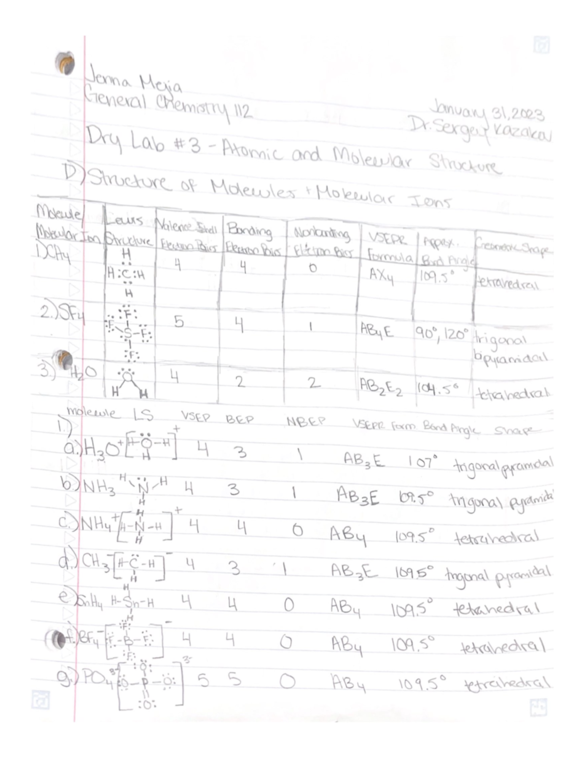 Chem Dry Lab 3 - Dry Lab 3 - CHE 112 - Studocu