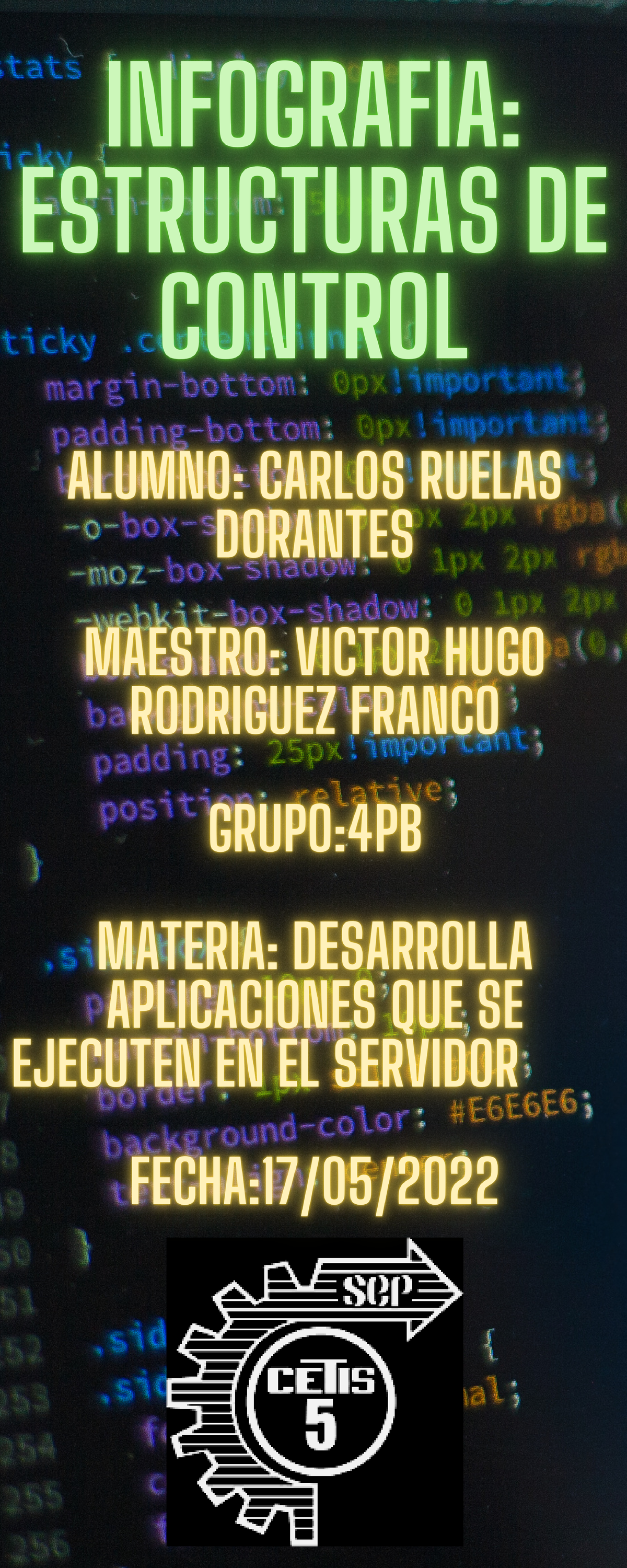 Infografia estructuras - Sirve para ver condiciones, el cual cuando se ...
