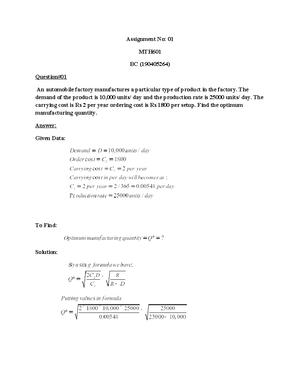 Mth601 Mid Solved MCQs Downloaded From Vurank - MIDTERM EXAMINATION ...