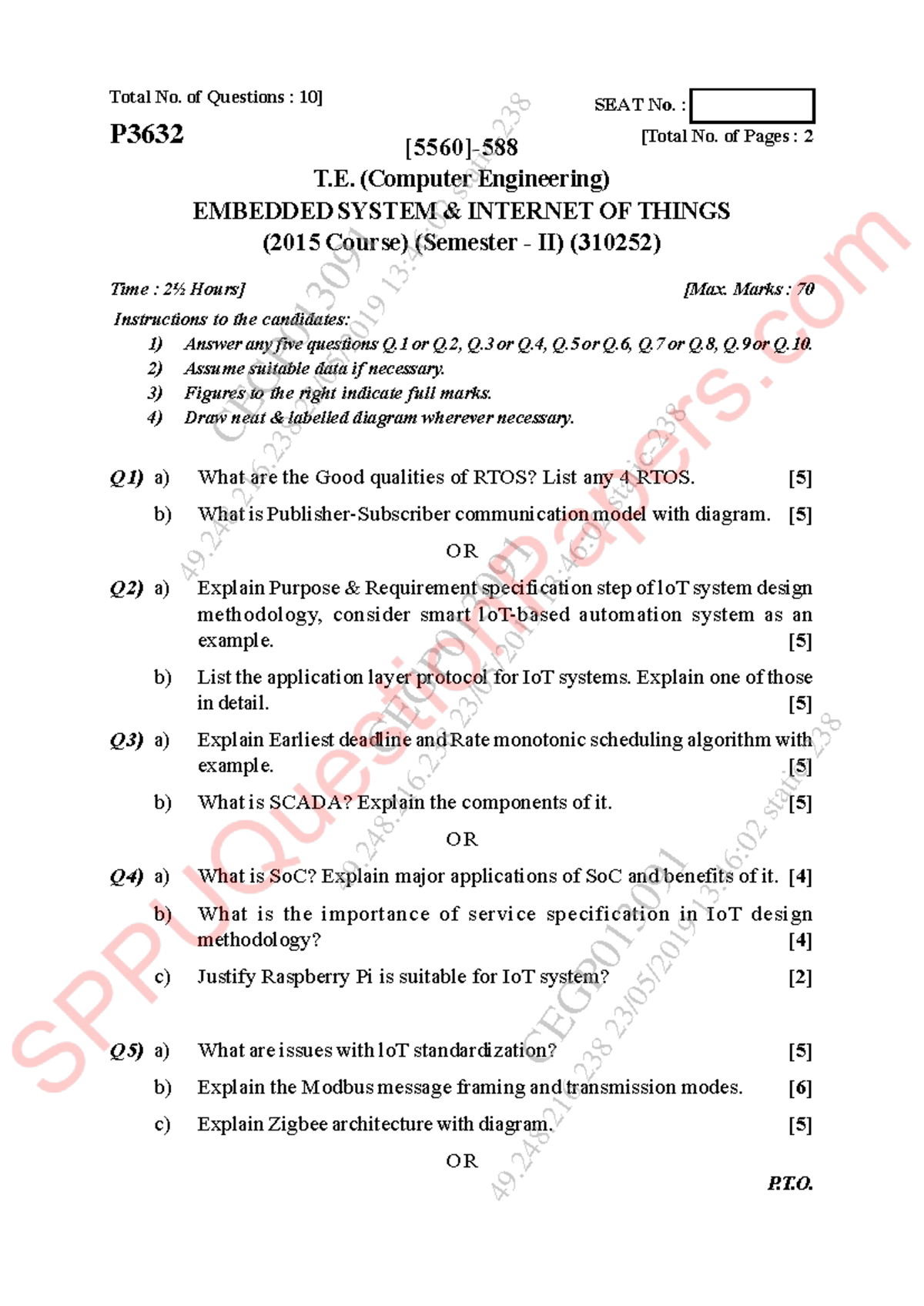 Be computer-engineering semester-6 2019 may - Studocu