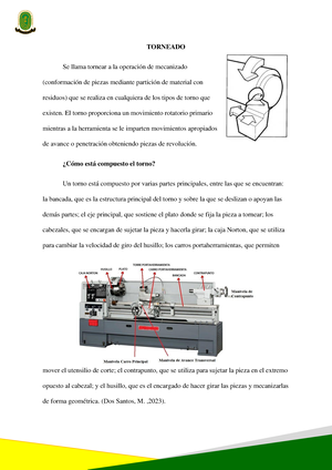 Operaciones de Mecanizado en Torno - Mecanizados Garrigues