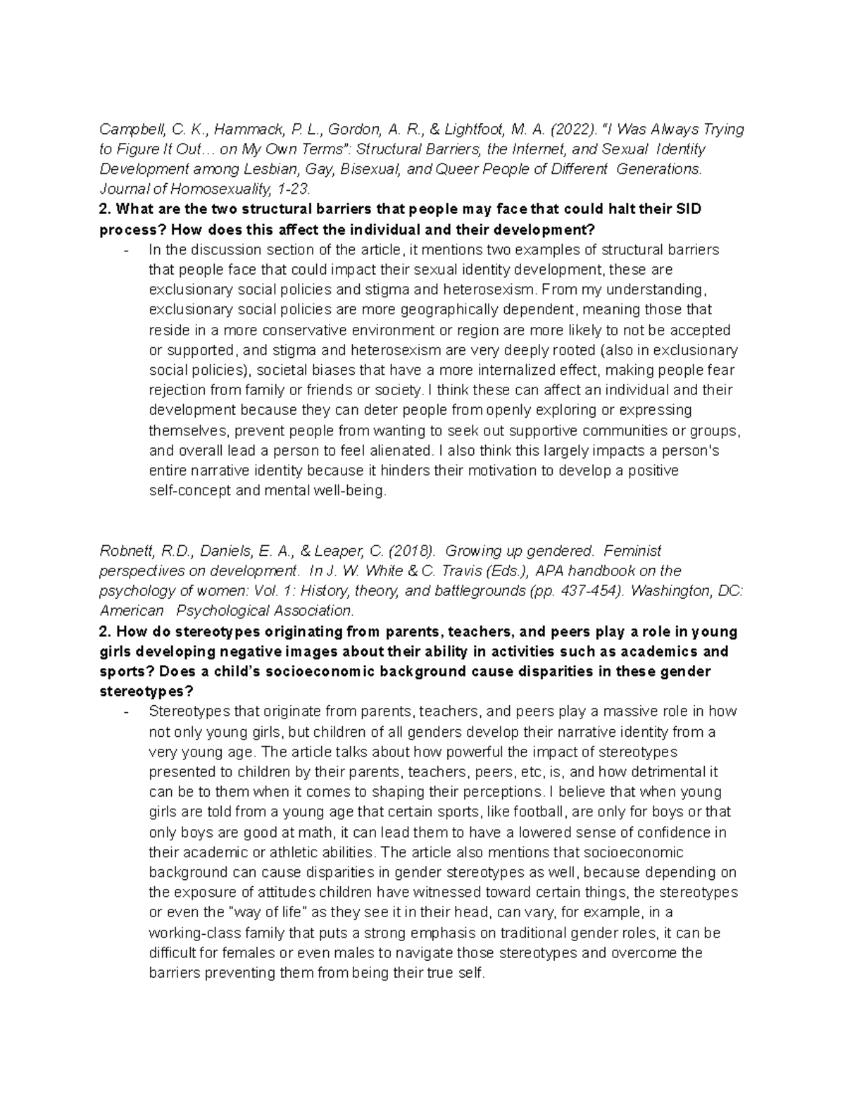 Disc. Post 6 - Example for students taking the class! - Campbell, C. K ...