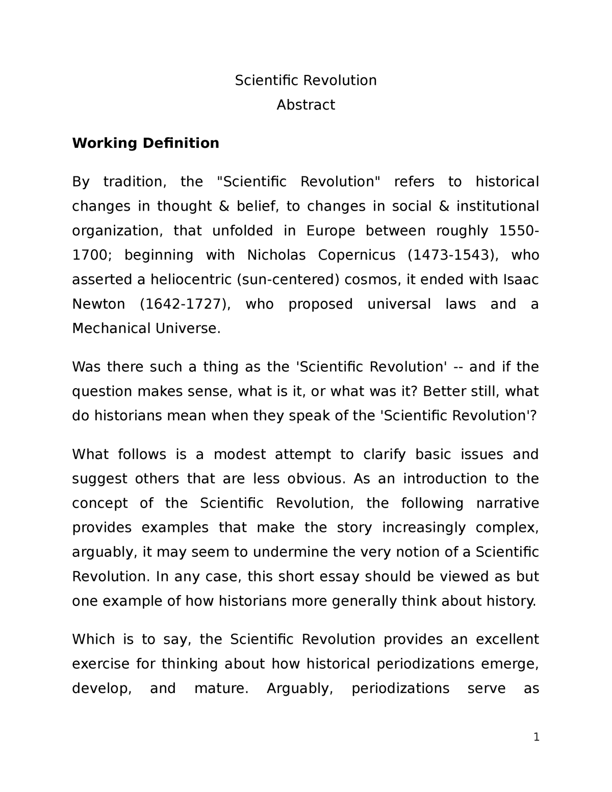 scientific revolution in india essay
