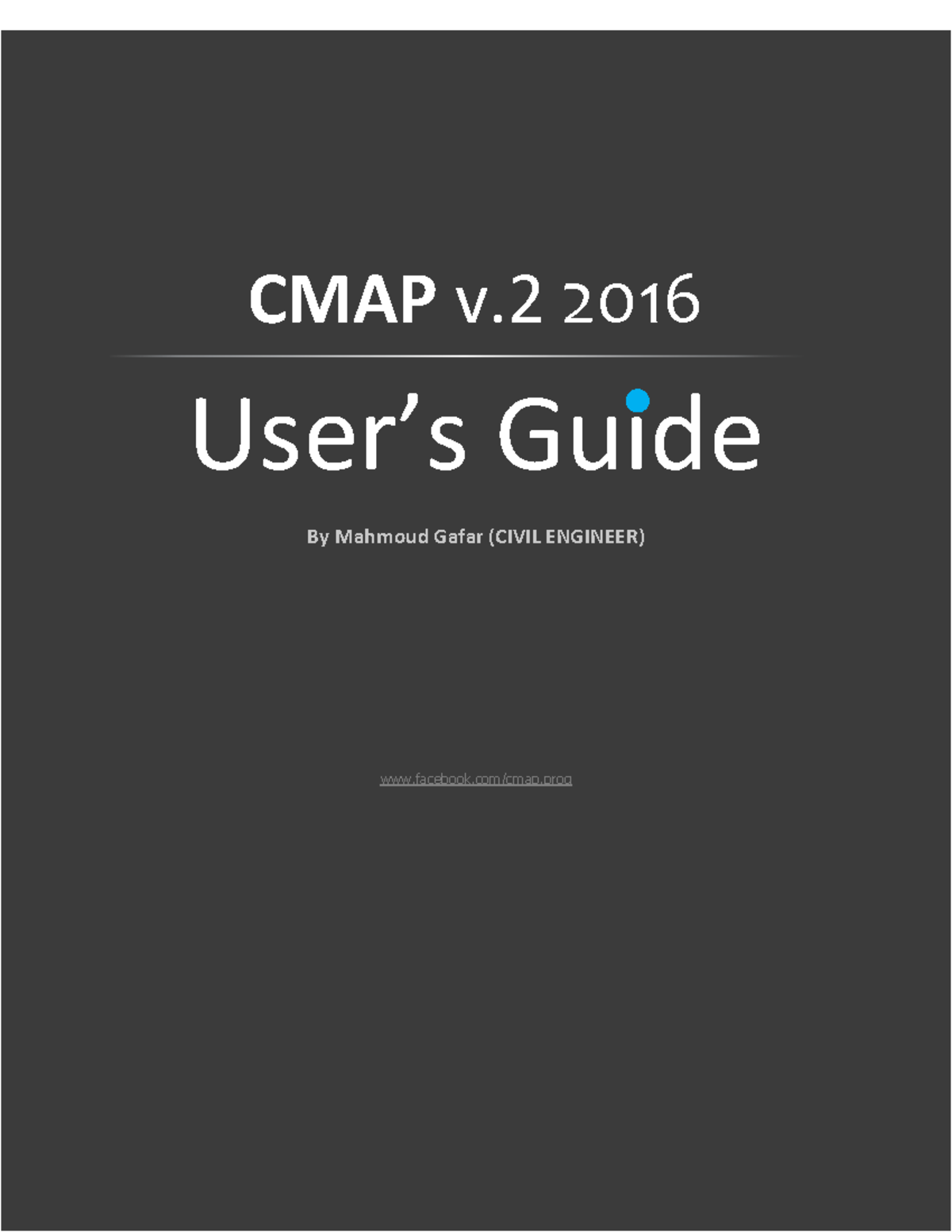 CMAP v2 - Personal - CMAP v 2016 User9s Guide By Mahmoud Gafar (CIVIL ...