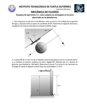 Idoc - Ejercicios Resueltos De Mecánica De Fluidos Sobre Compuertas ...