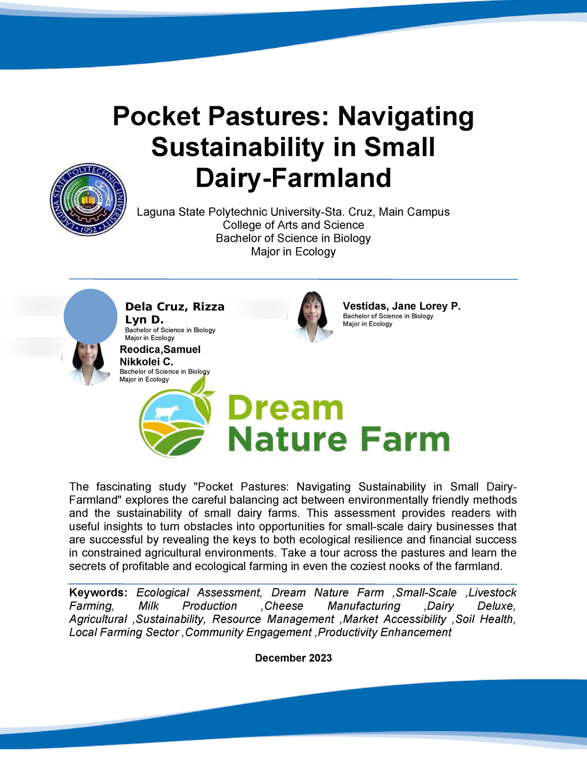 Farm Assessment - Pocket Pastures: Navigating Sustainability in Small ...