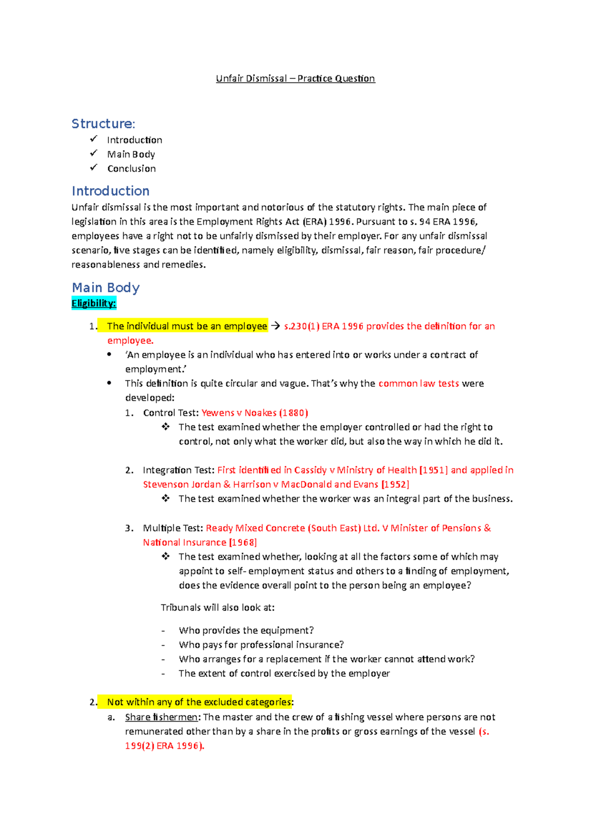 how-to-respond-to-an-unfair-dismissal-claim-legalvision