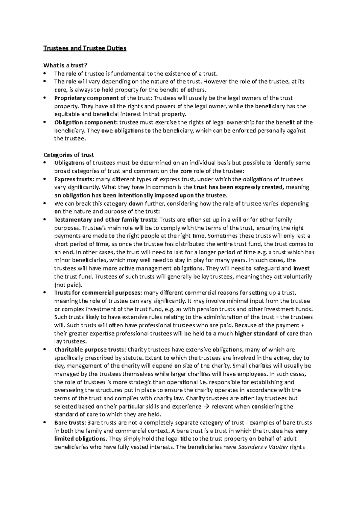 Workshop 3 - Trustees And Trustee Duties - Trustees And Trustee Duties ...