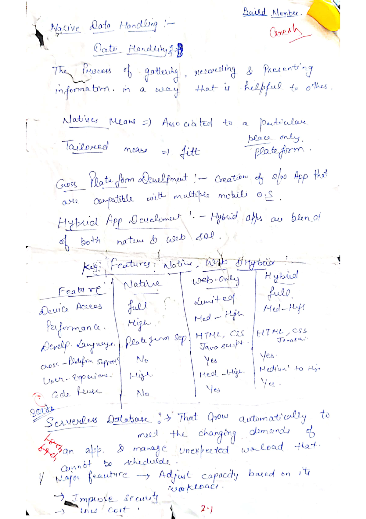 MOBILE APPLICATION DEVELOPMENT UNIT 2 - Btech Cse - Studocu