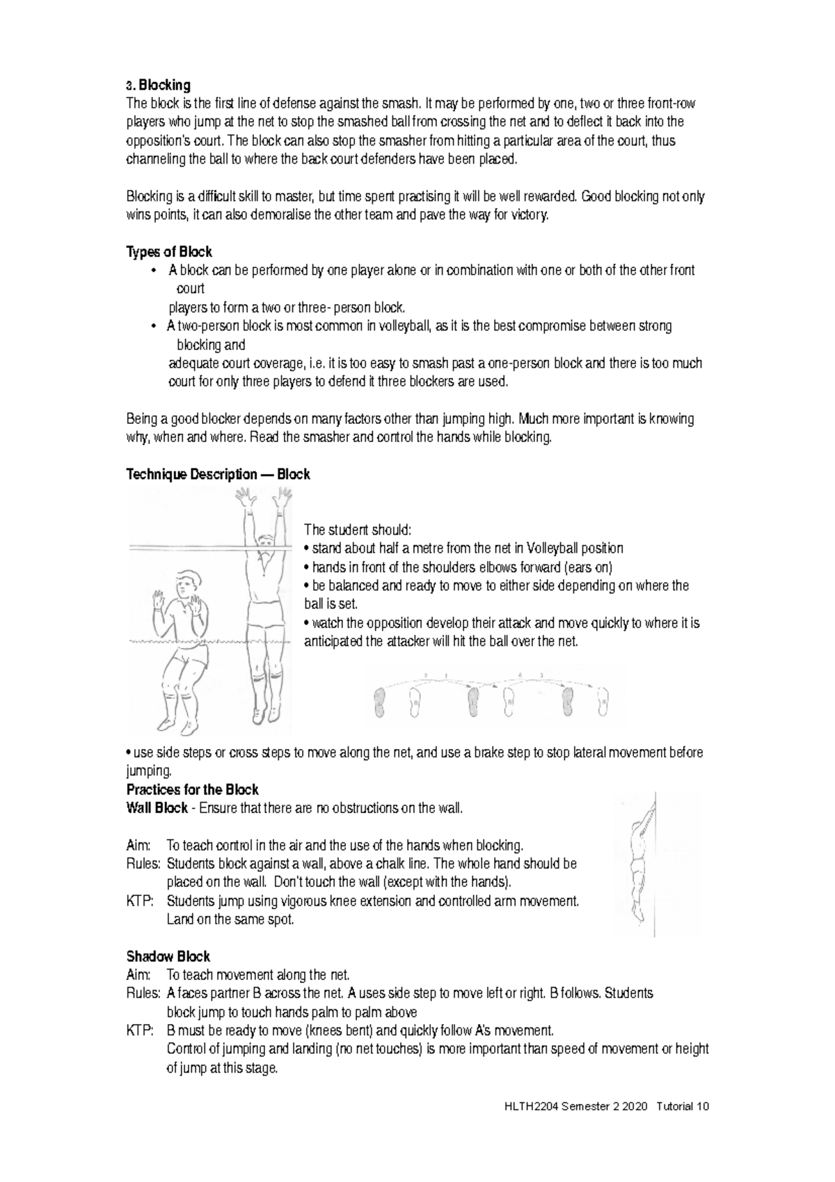 BlockingRules Resource File work 3. Blocking The block is the irst