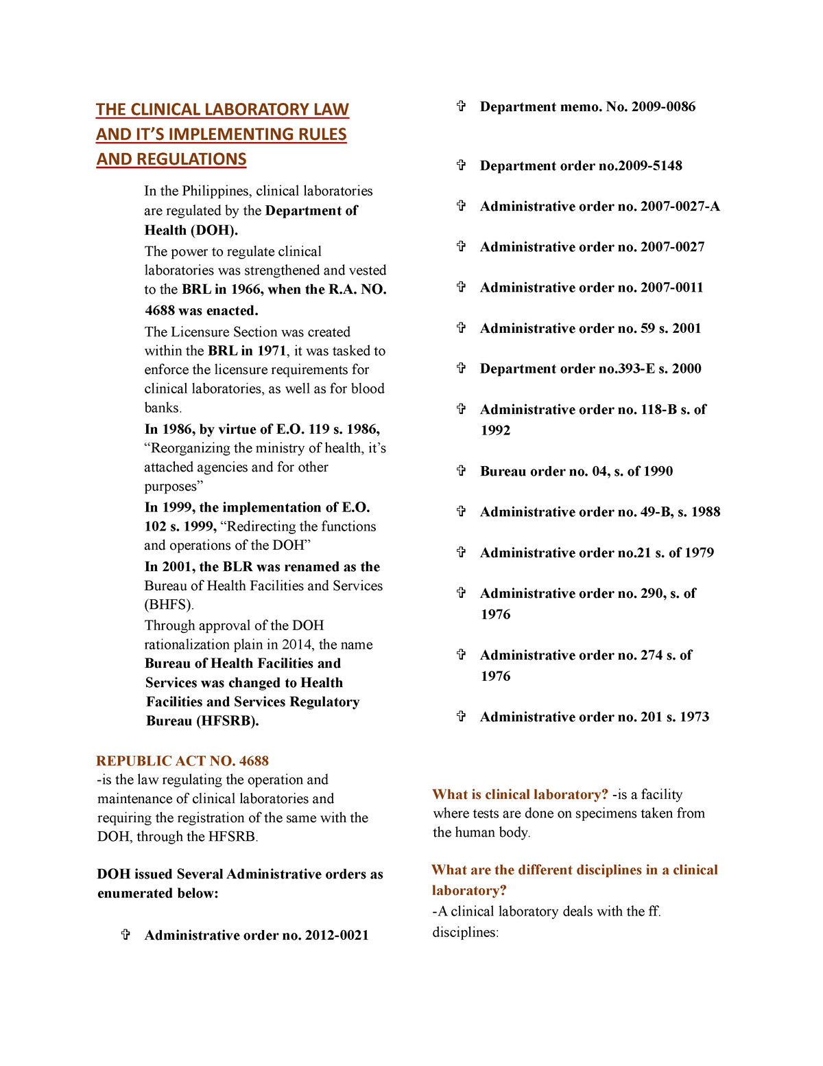 Transes-THE- Clinical- Laboratory-LAW-AND-IT - THE CLINICAL LABORATORY ...