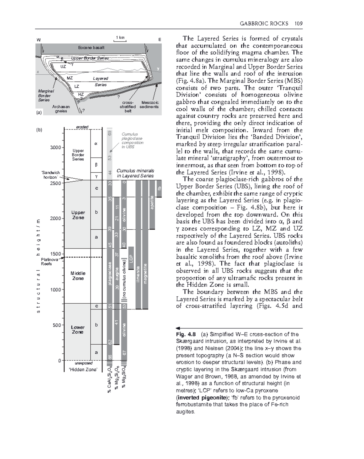 Igneous Rocks and Processes-3 - GABBROIC ROCKS 109 The Layered Series ...