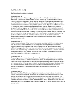 GOVT-235 Powerpoint Notes - GOVT 235: CONGRESSIONAL POLITICS LECTURE ...