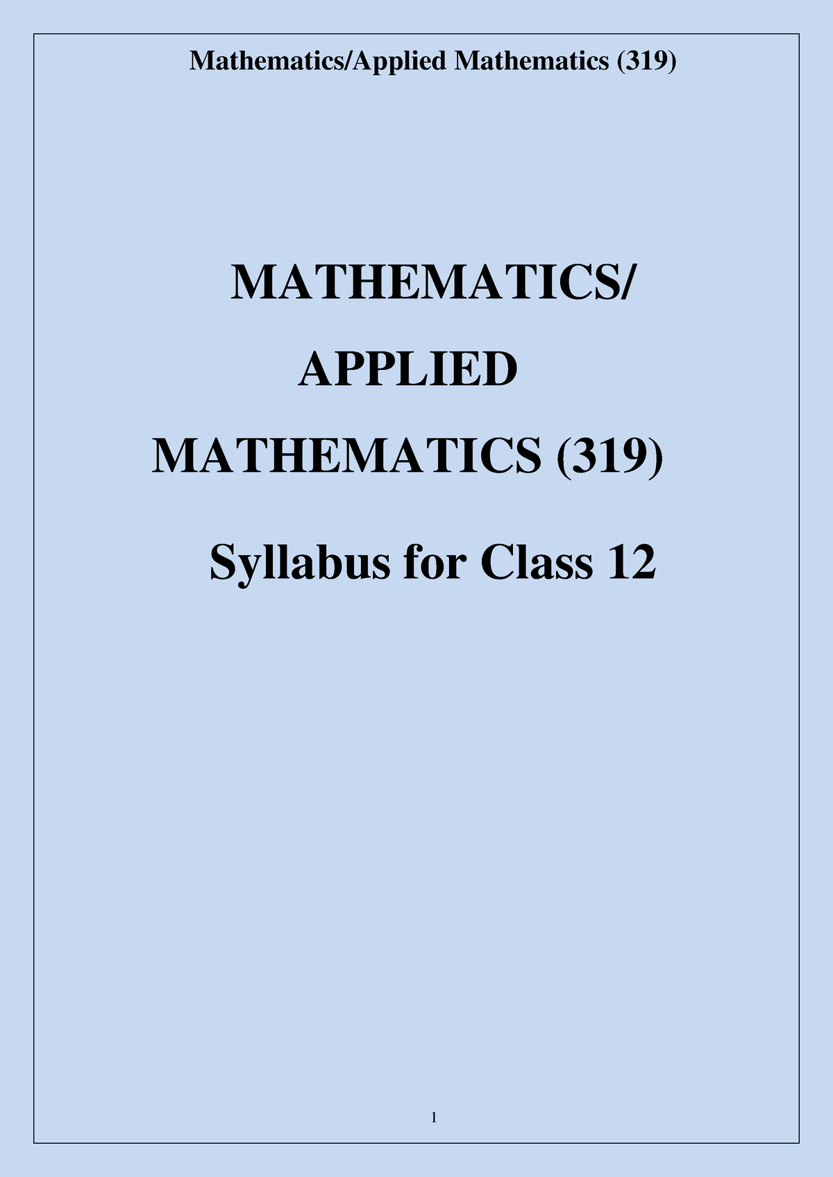 Final Mathematics+12+March+2023 - MATHEMATICS/ APPLIED MATHEMATICS (319 ...