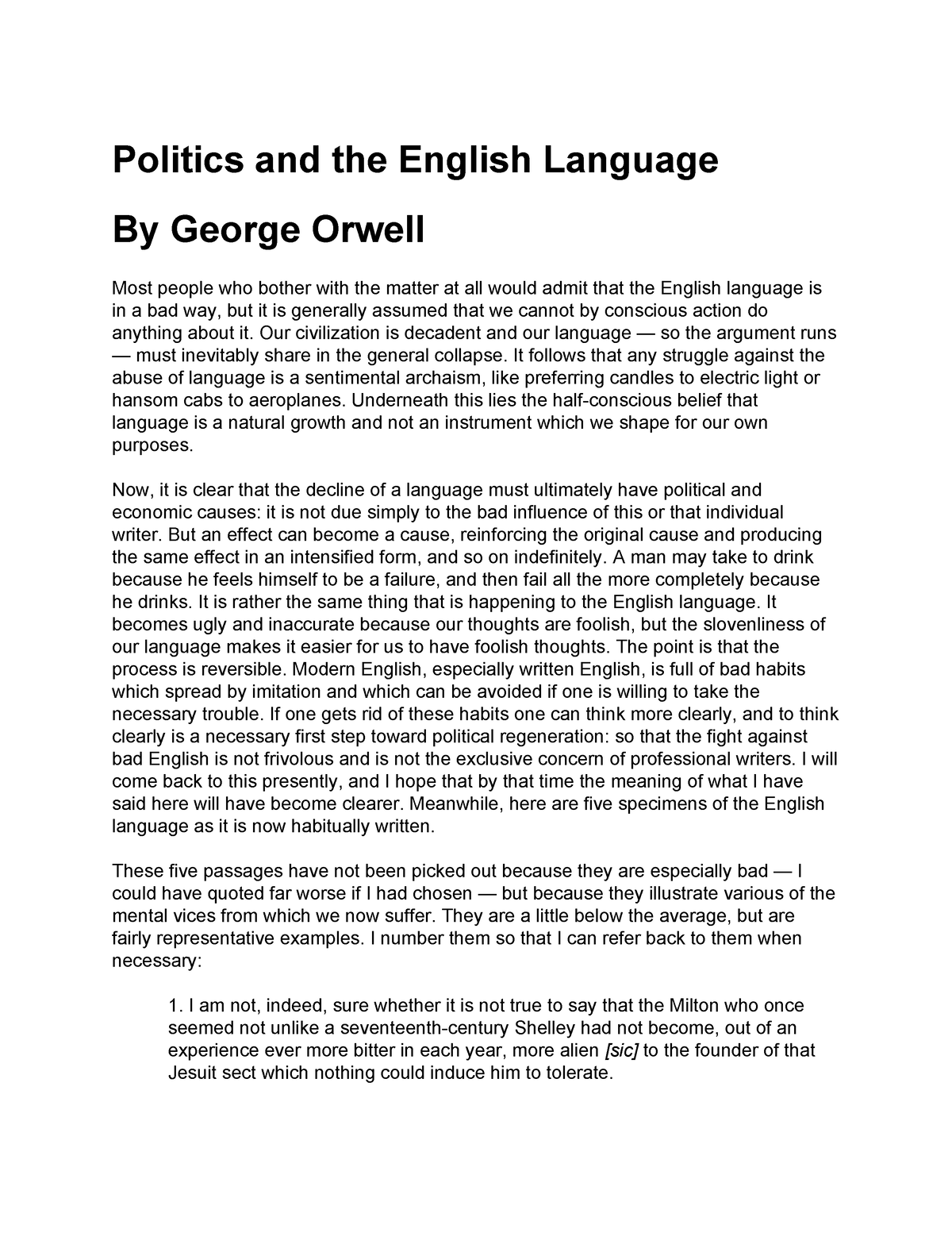 Politics And The English Language Orwell Politics And The English   Thumb 1200 1553 