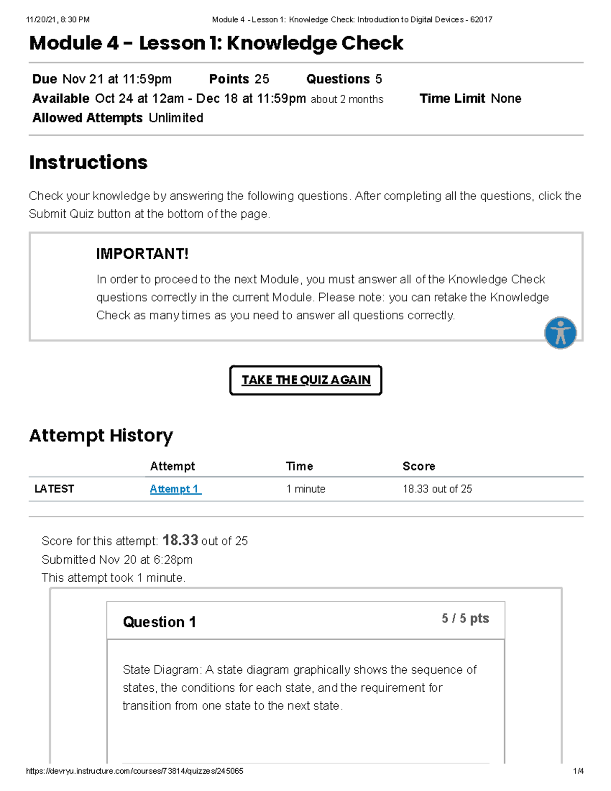 Module 4 - Lesson 1 Knowledge Check Introduction to Digital Devices ...