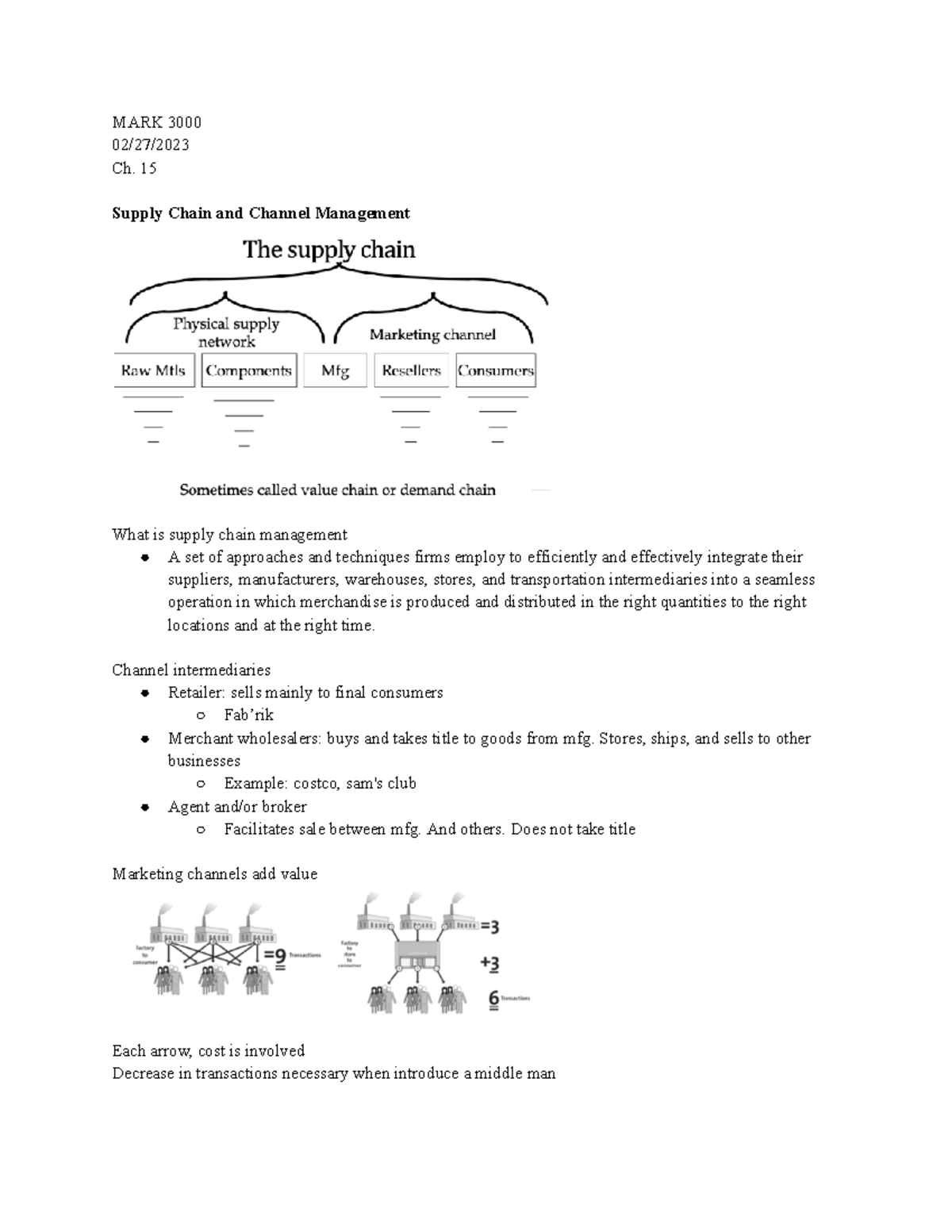 mark-ch-15-notes-mark-3000-02-27-ch-15-supply-chain-and-channel