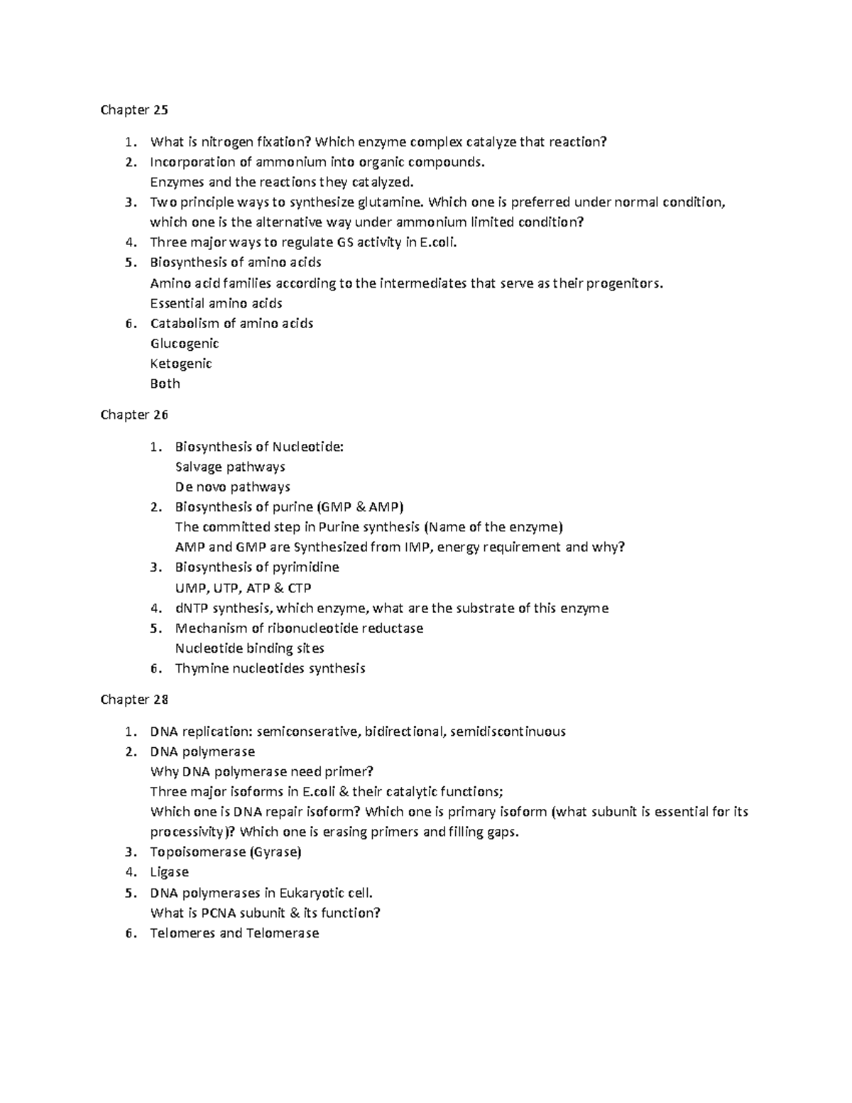 Exam 4 Study guide: Chapters 25, 26, and 28. - Chapter 25 What is ...