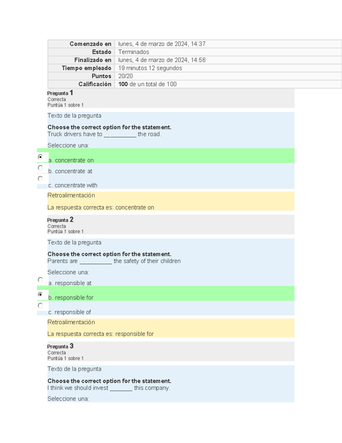 assignment 1 questionnaire unit 1