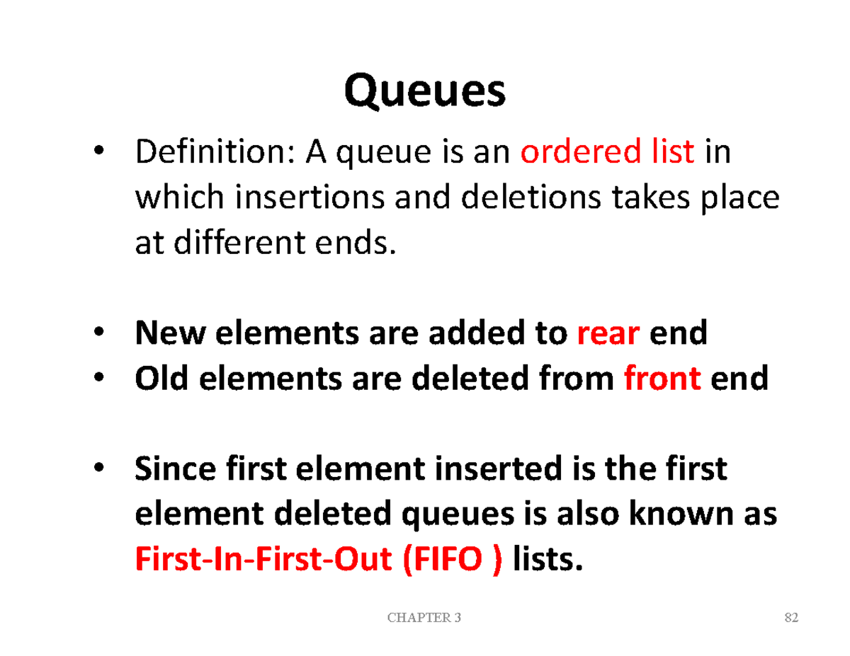 L17-20 Queues full - These are the teacher's notes and have detailed ...