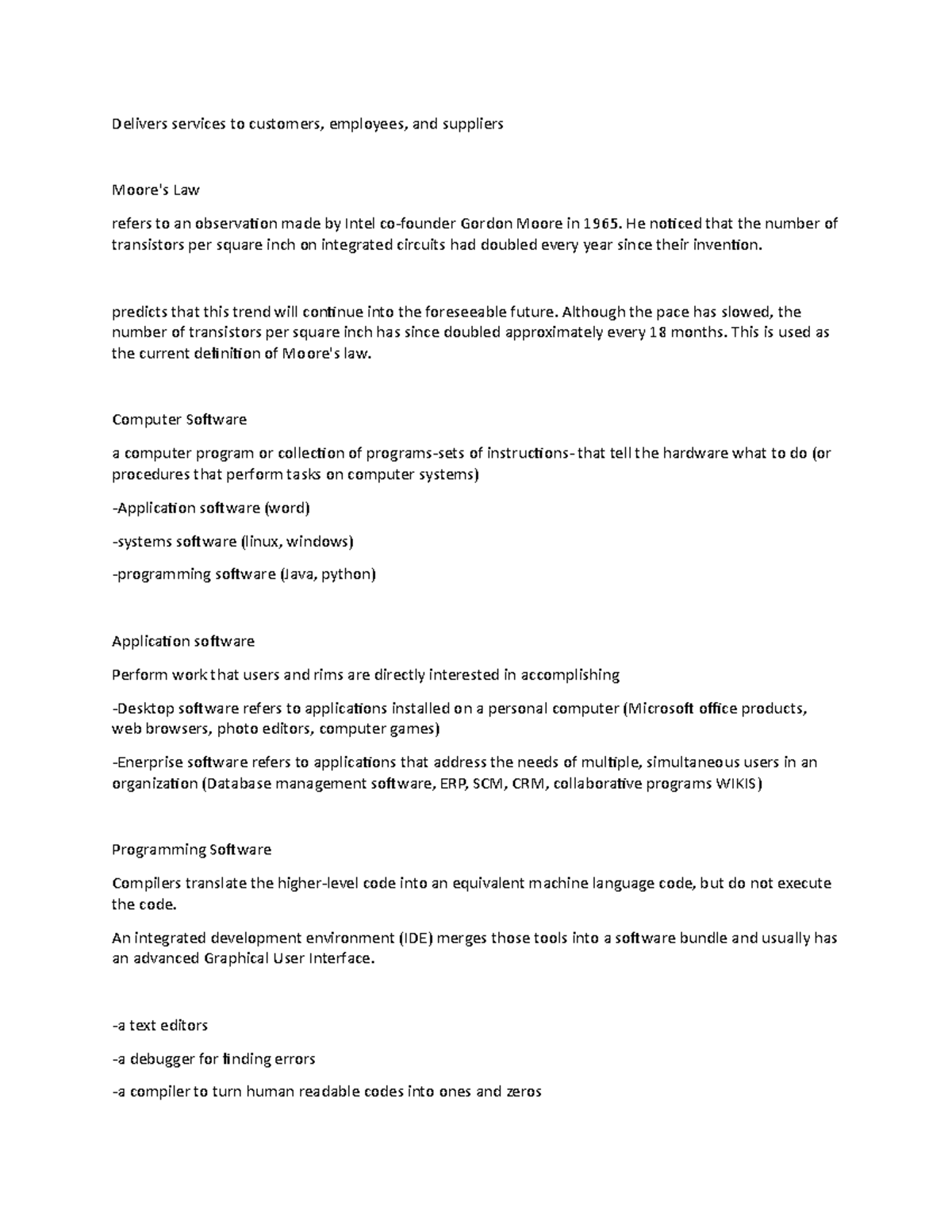 Advanced computer networks lecture notes 5 - Delivers services to ...