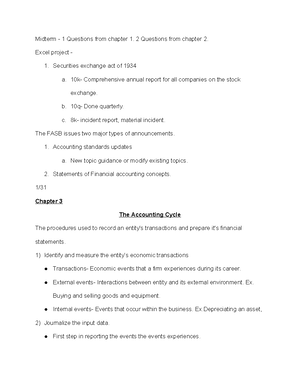 Acct 201 Ch 7 - Past Exam - User Arif Hossain Course 2019 SUM 201 (1828 ...