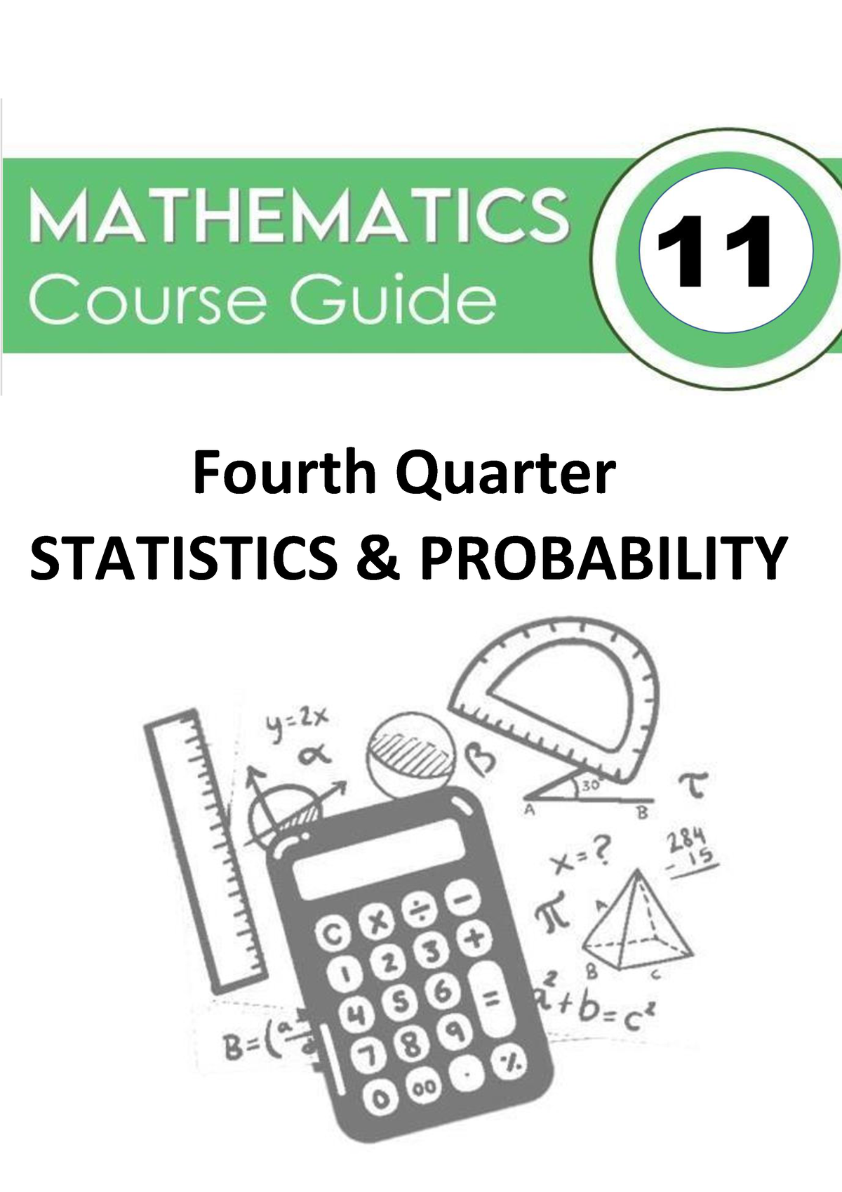 MATH11 Q4 Statistics Probability Course Guide - Fourth Quarter ...