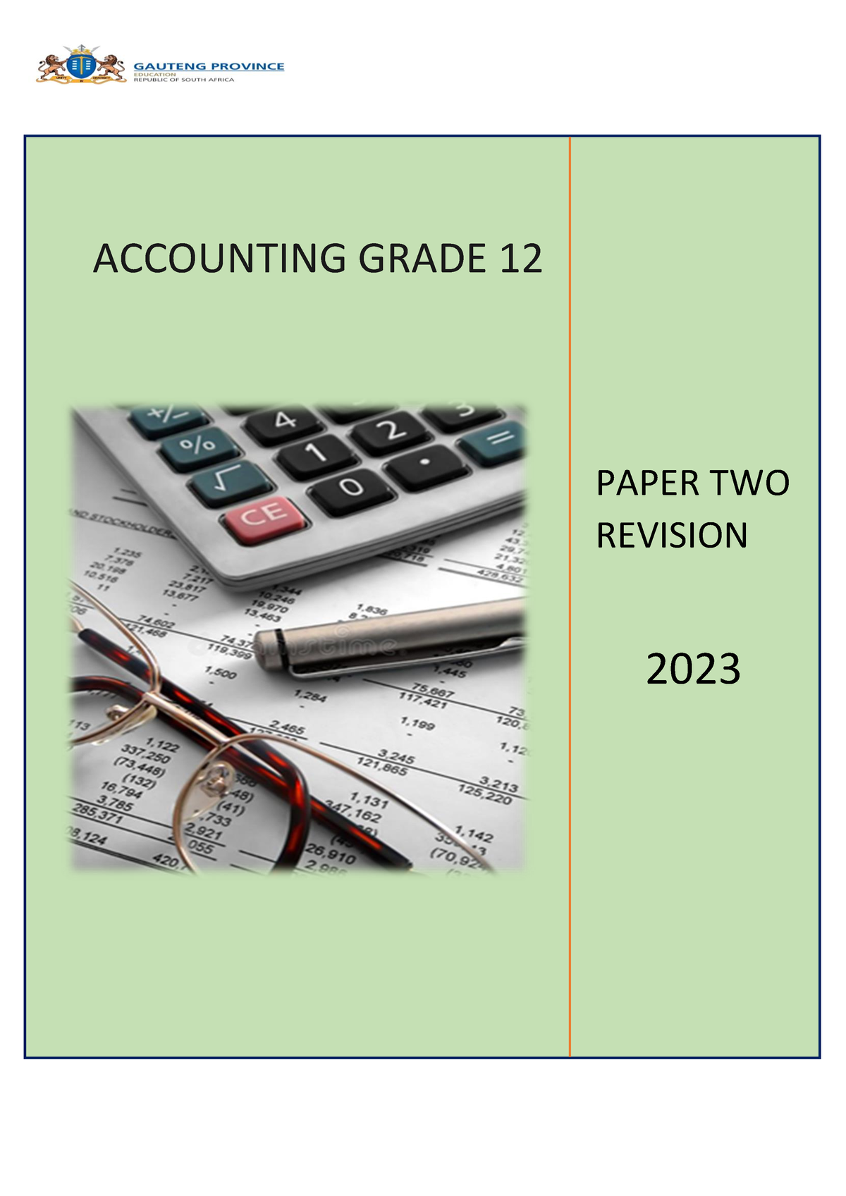 accounting grade 12 assignment term 2