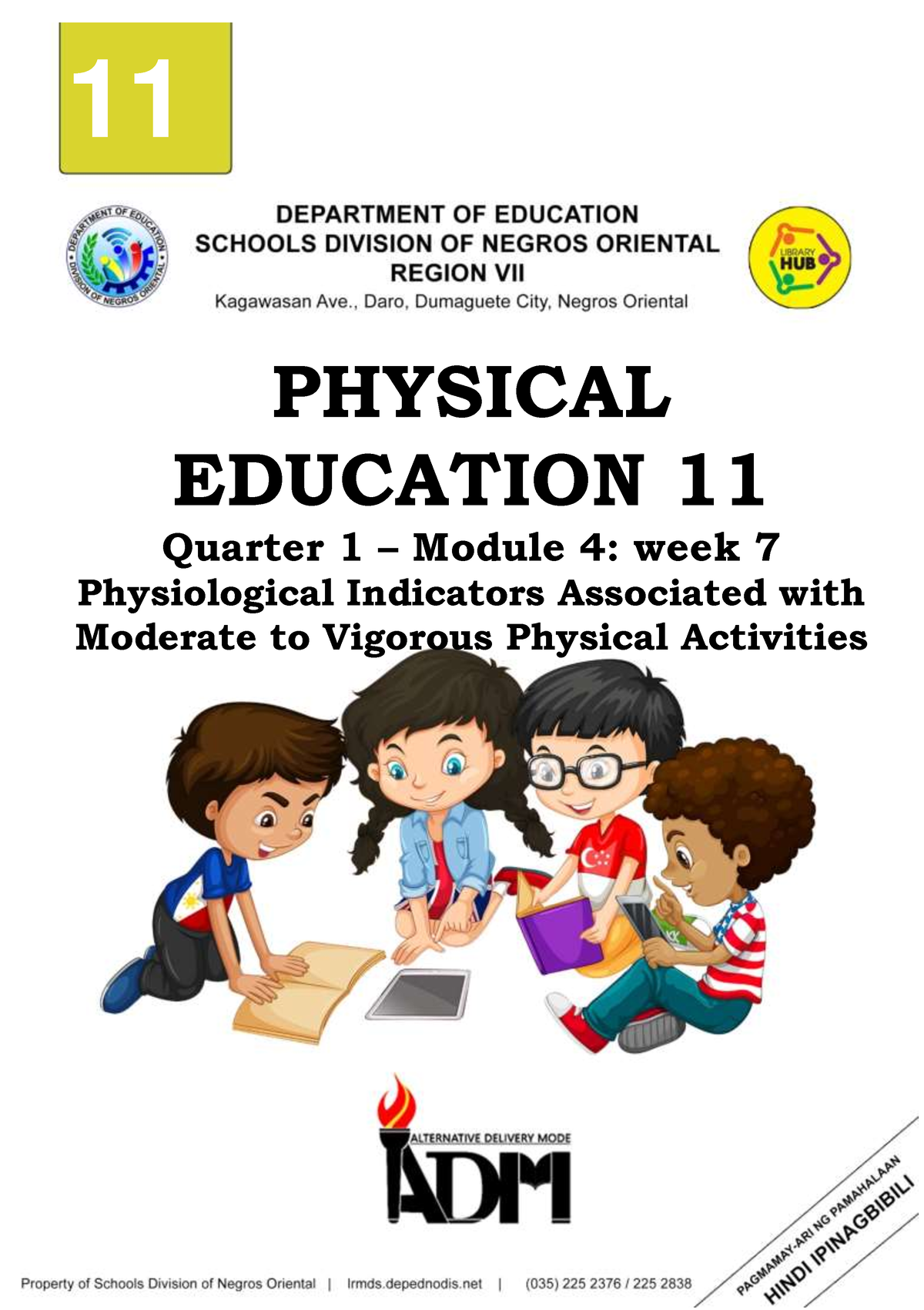 PE11-MELC-4-Module-4 Week7-for-student - 11 11 1 PHYSICAL EDUCATION 11 ...