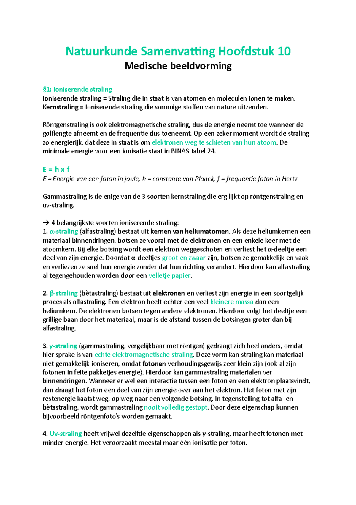 Samenvatting Natuurkunde Pulsar Hoofdstuk 10 - Natuurkunde Samenvatting ...