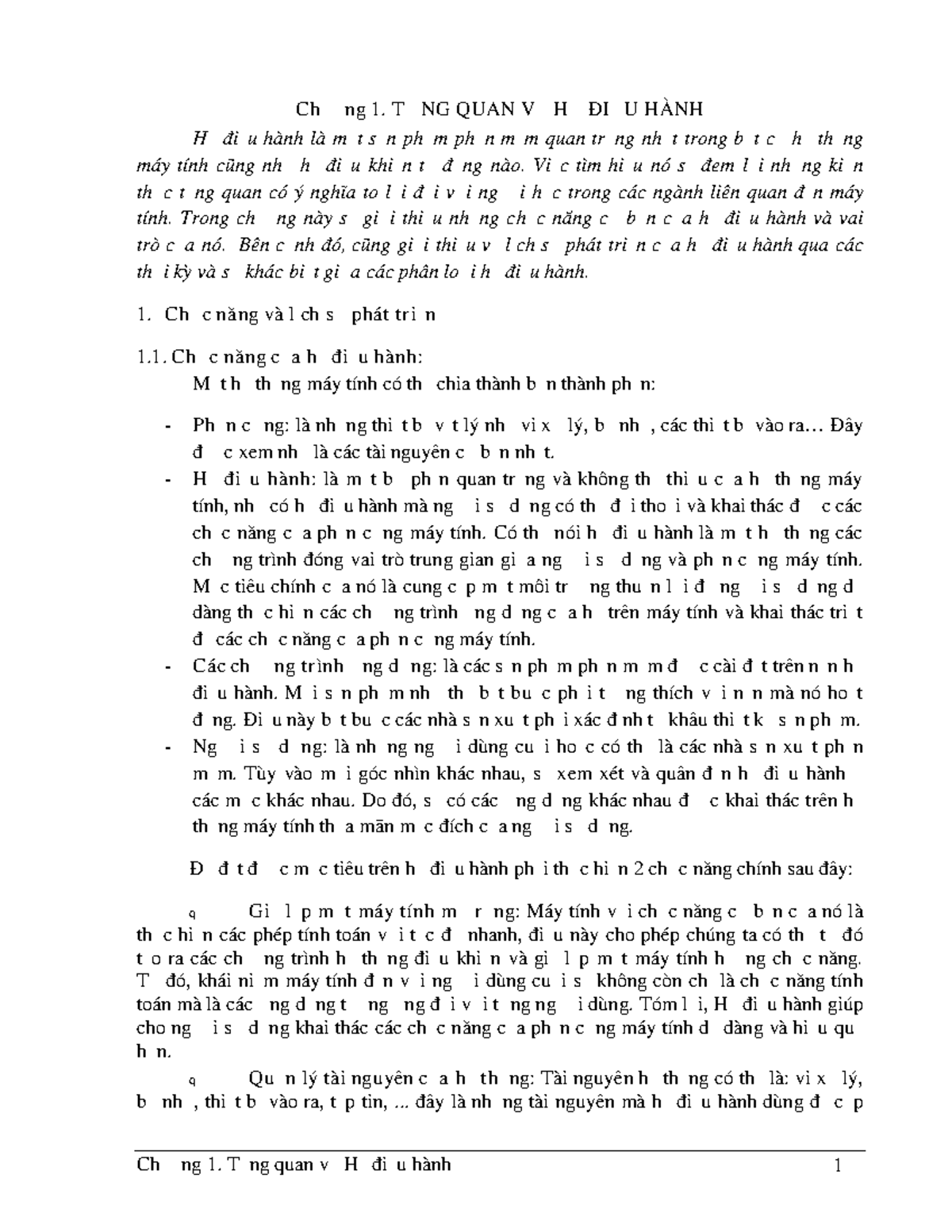 Chuong 1Tong Quan Please give your document a descriptive and clear