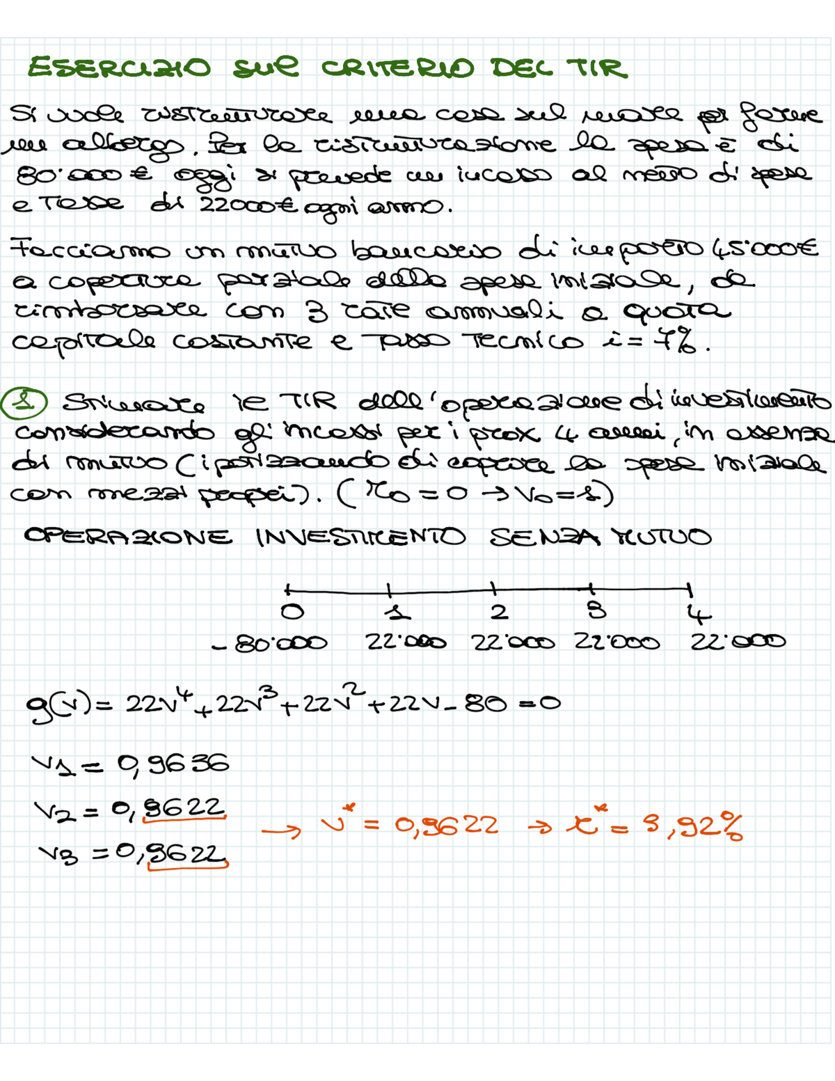 Criteri Di Scelta 3 - Appunti - Matematica Finanziaria - Studocu