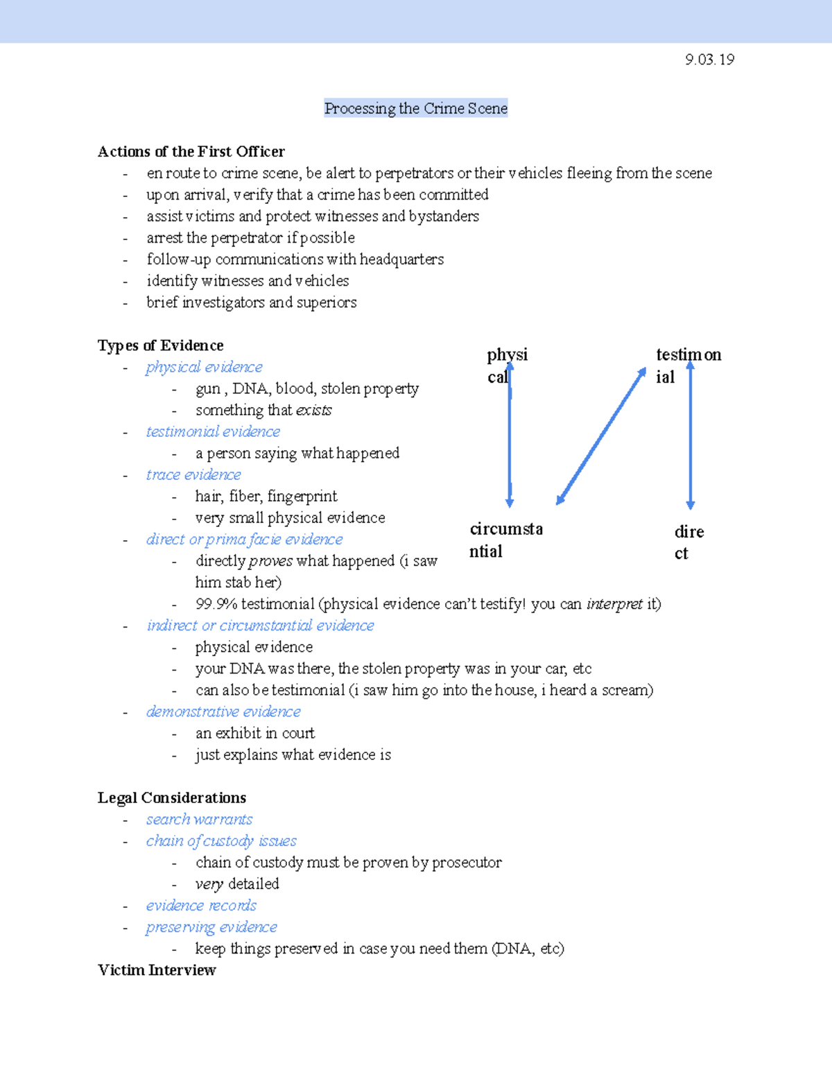 Chapter 03: Processing the Crime Scene - 9. Processing the Crime Scene ...