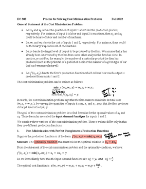 EC 308 Ch 4 - chapter 4 lecture notes. - no income Pite ct Pric e all ...