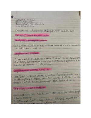 Chapter 8 notes - HIST 2304 - Studocu