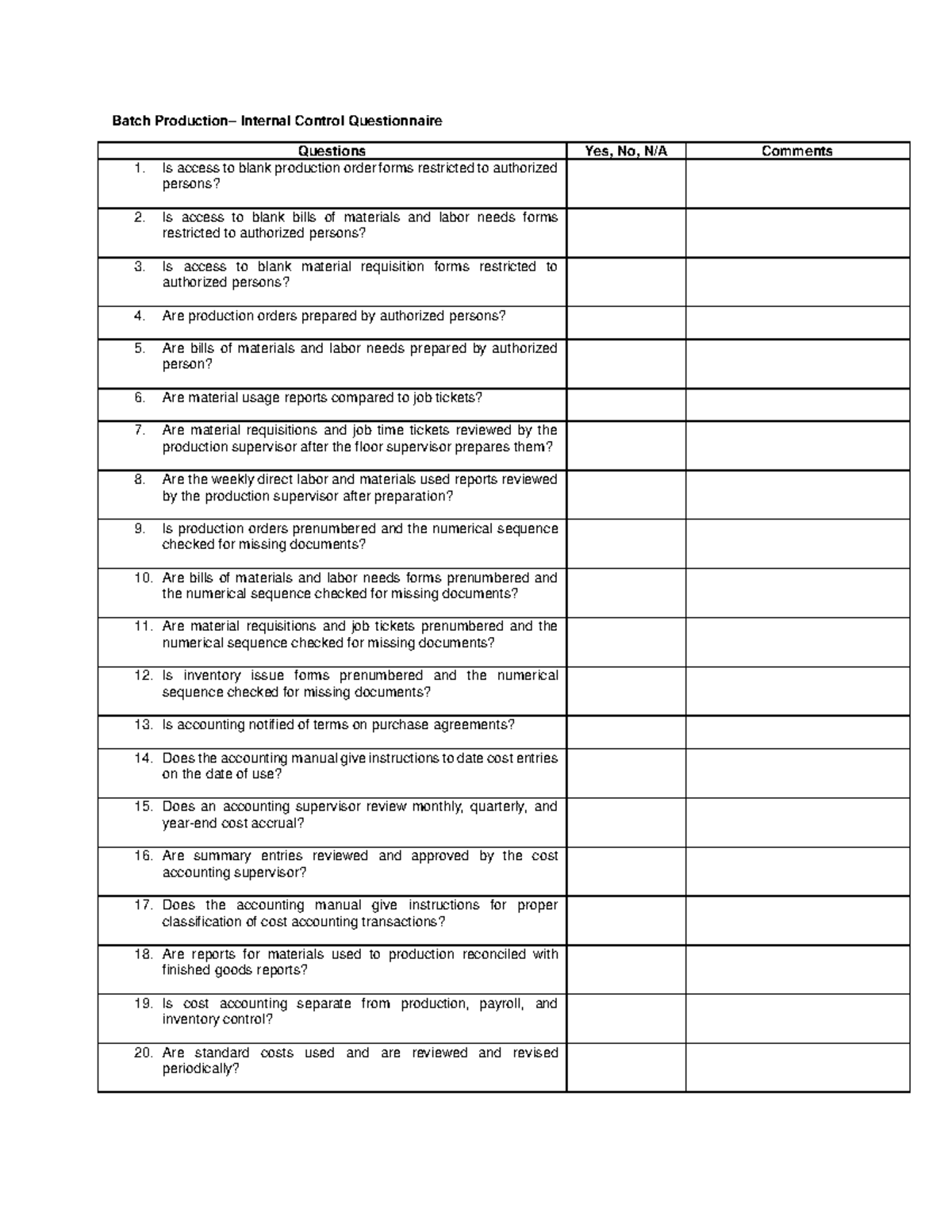 internal-control-questionnaire-production-batch-production