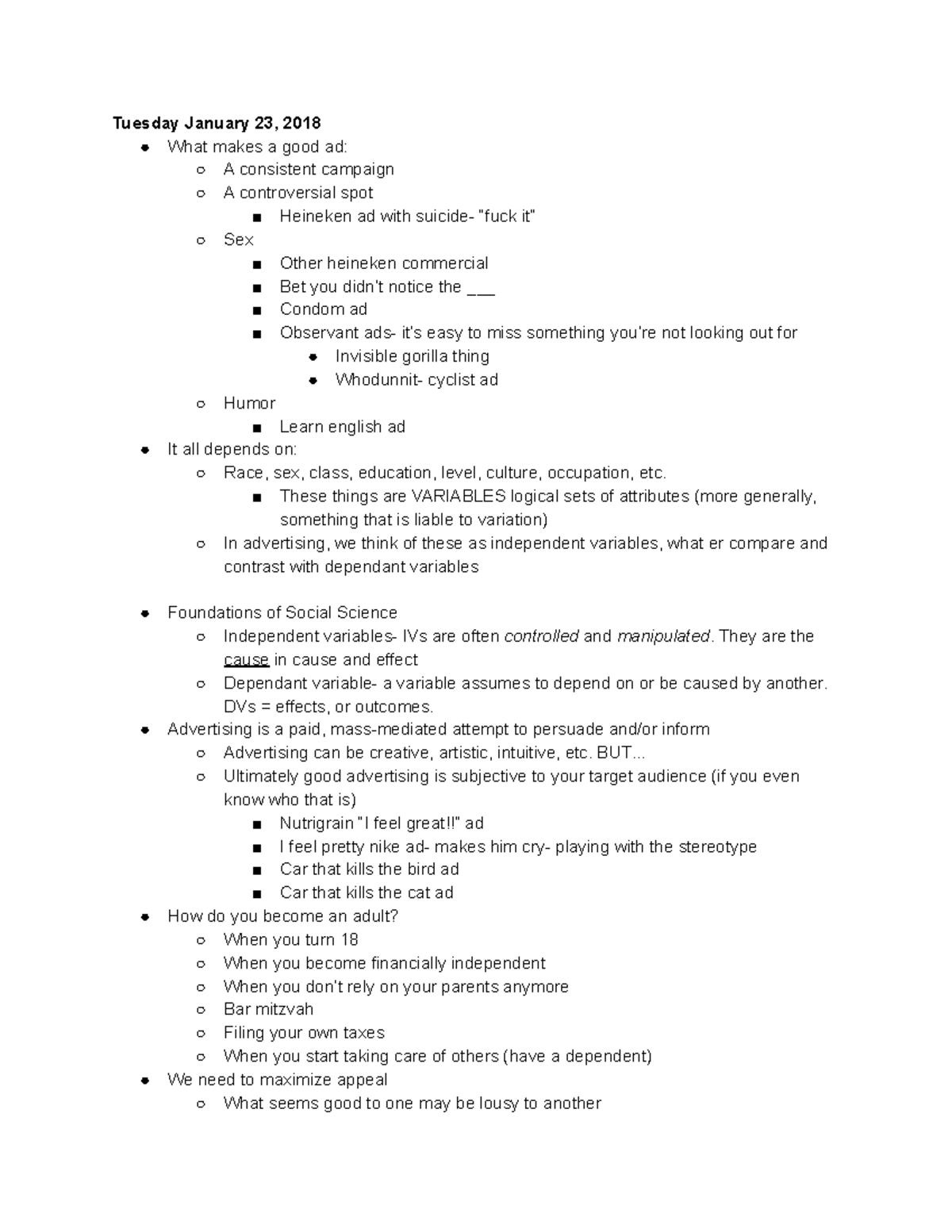 adv-281-final-study-guide-tuesday-january-23-2018-what-makes-a-good