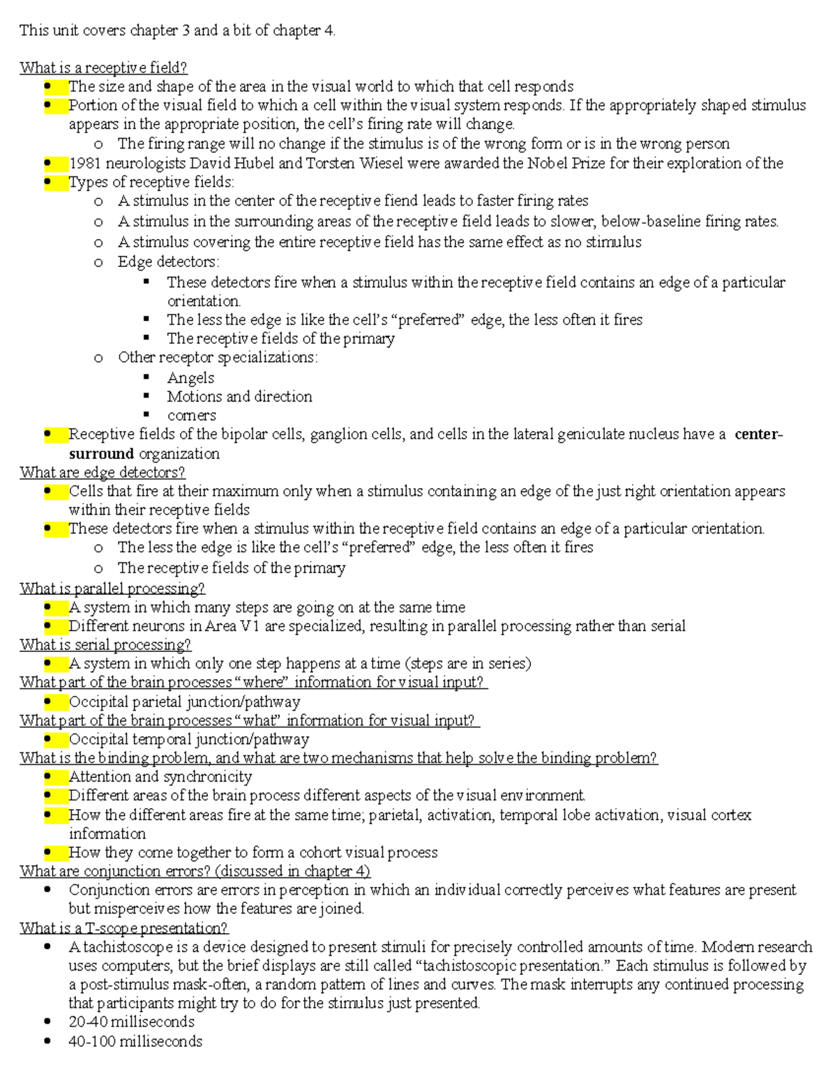 Study Guide Unit 3 - Unit Summary - This Unit Covers Chapter 3 And A ...