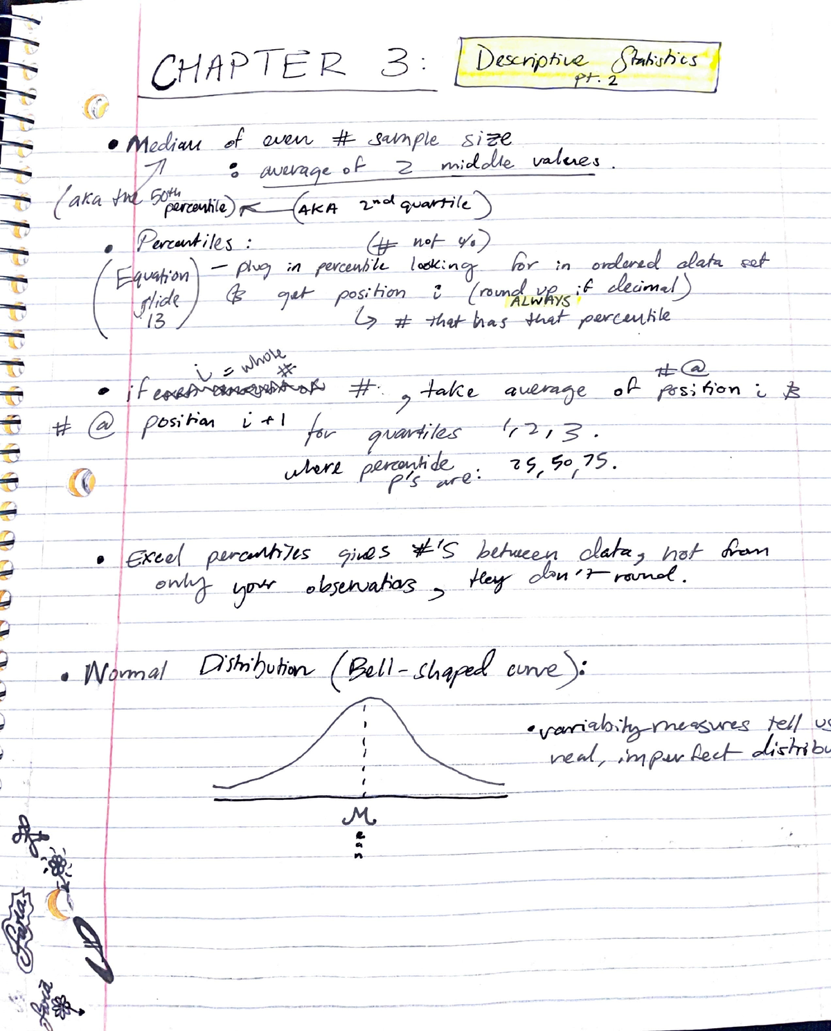 Chapter 3 Descriptive Statistics Part Two - ECON 2300 - . I T- 1 C=-H ...