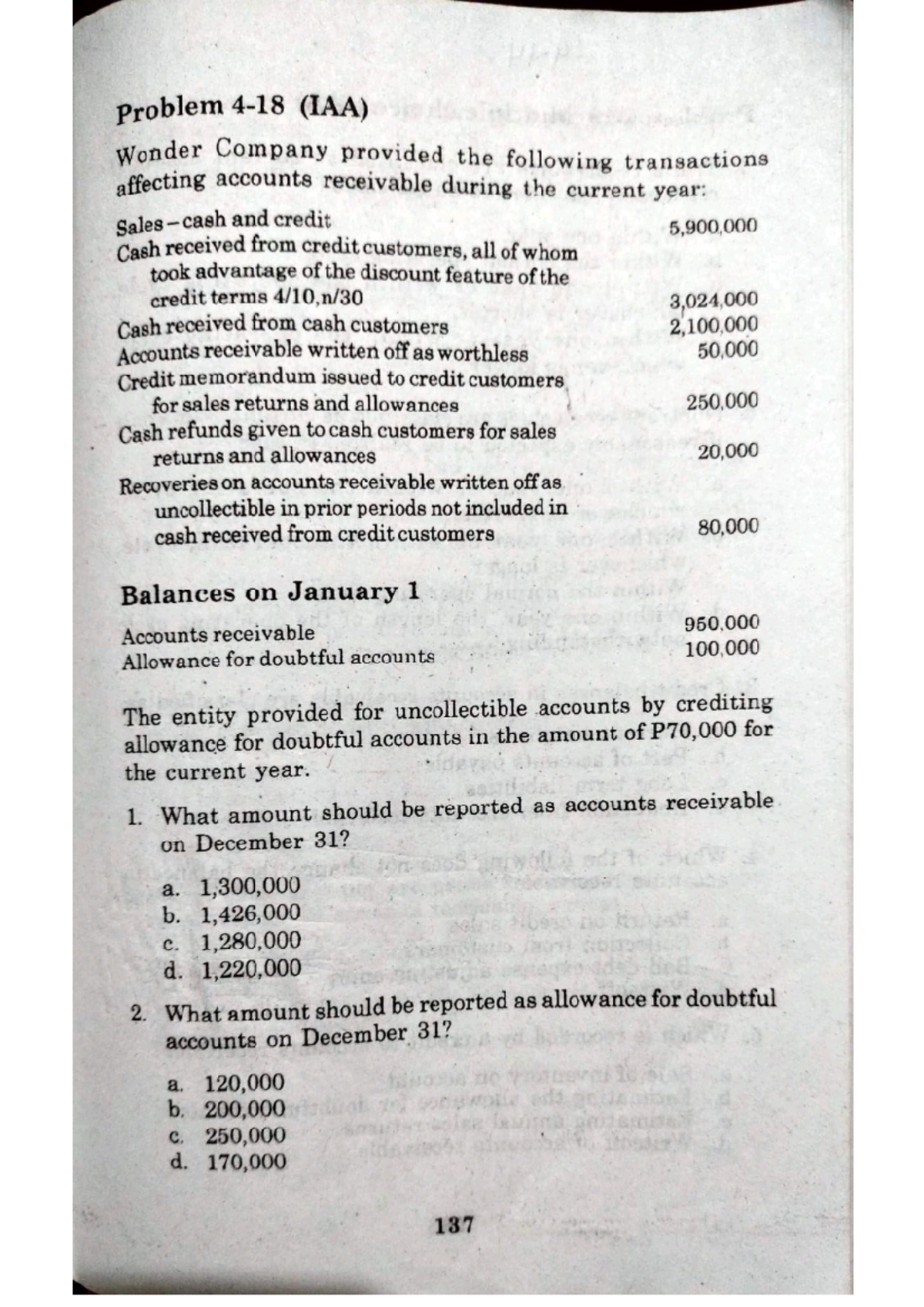 8 - practice problem - Accountancy - Studocu