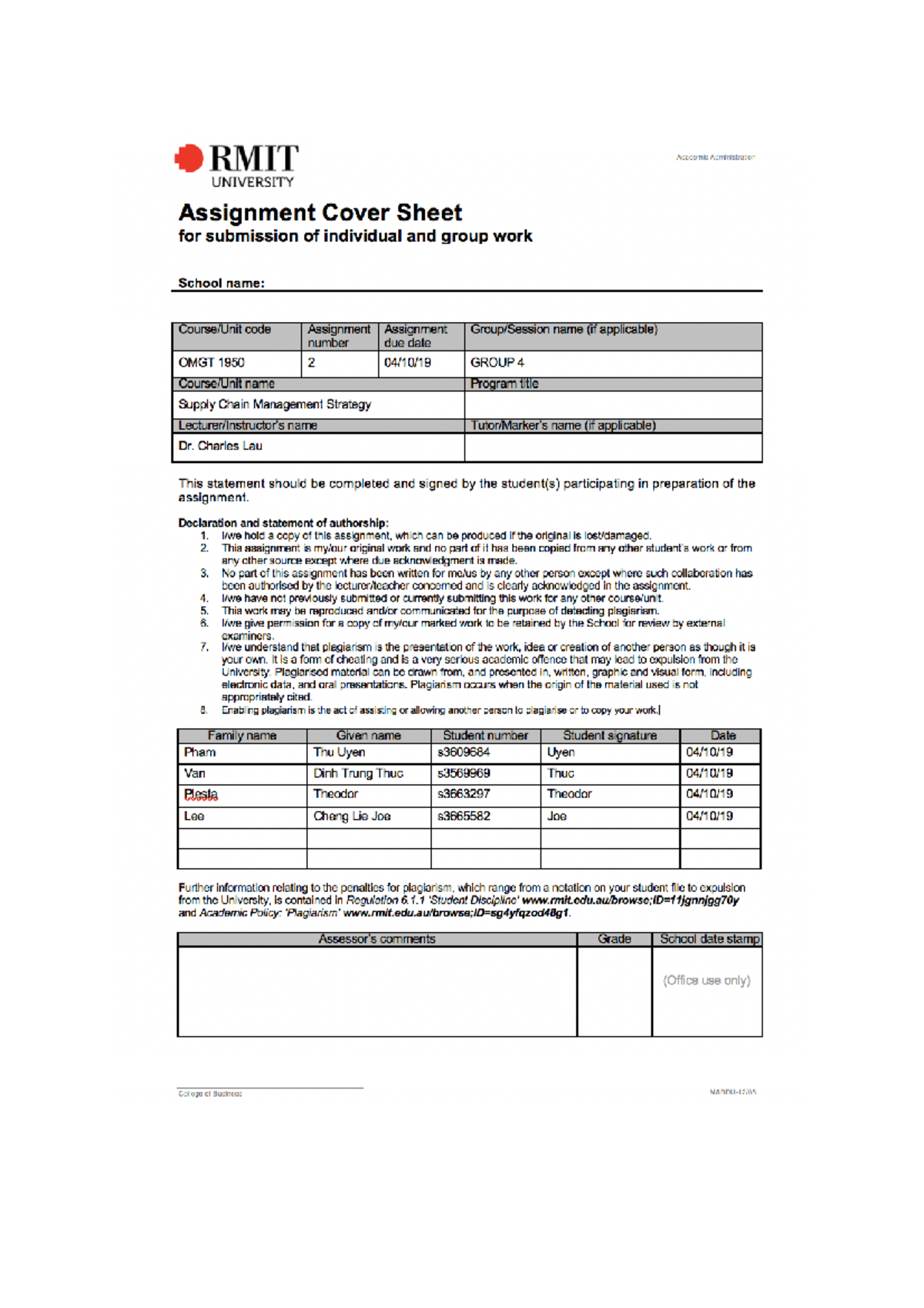 Group 4 - Assignment 2 - Assignment 2: Production and Distribution ...