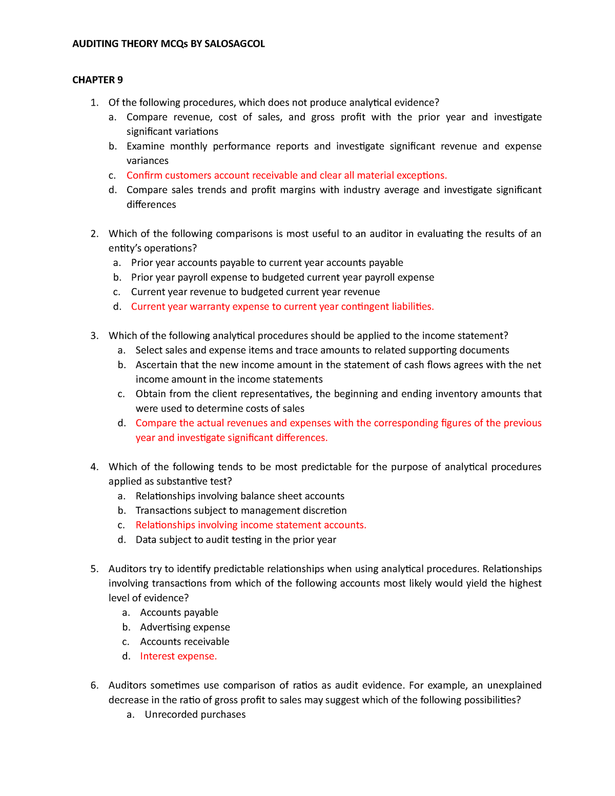 auditing-theory-mcqs-by-salosagcol-with-answers-part-2-chapter-9-of-the-following-procedures