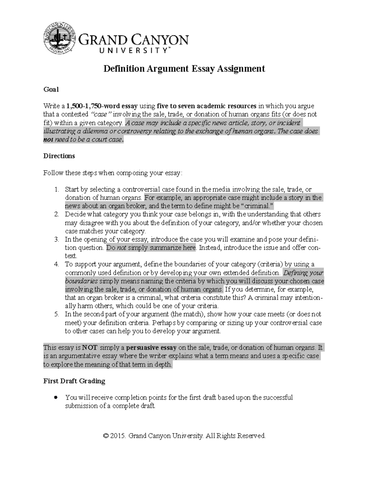 eng 106 definition argument essay assignment