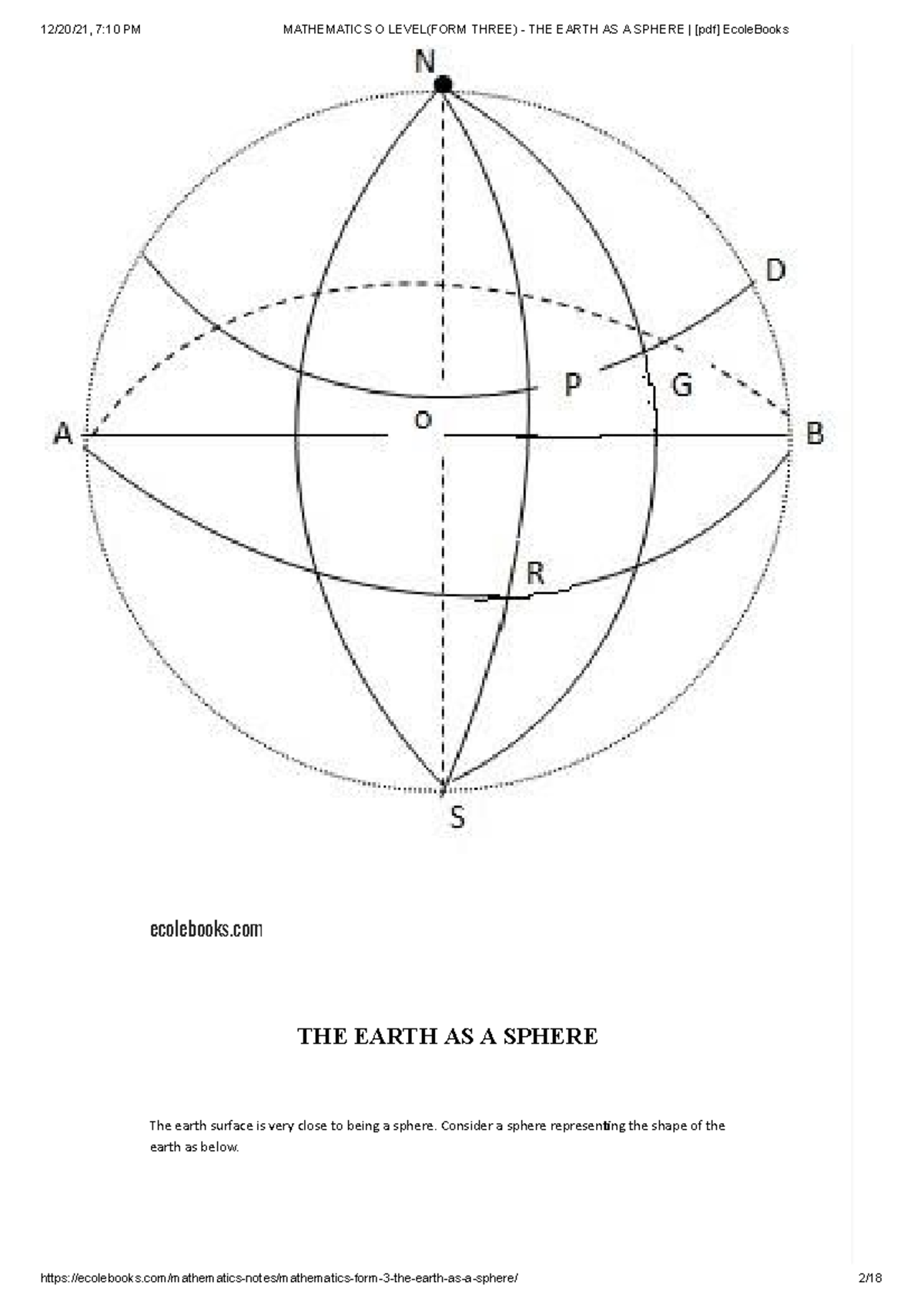 mathematics-the-earth-as-a-sphere-ecolebooks-the-earth-as-a-sphere